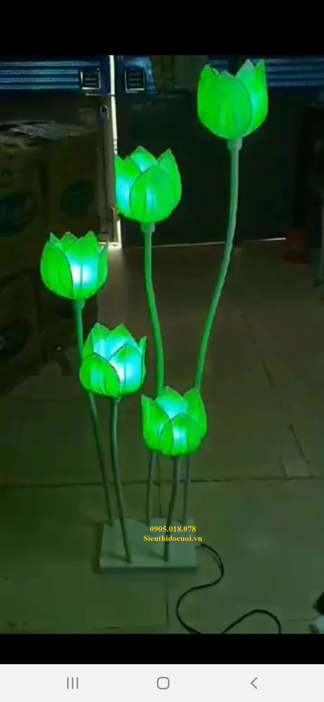 Trụ đèn dẫn lối Hoa Sen Trụ đèn dẫn lối Hoa Sen