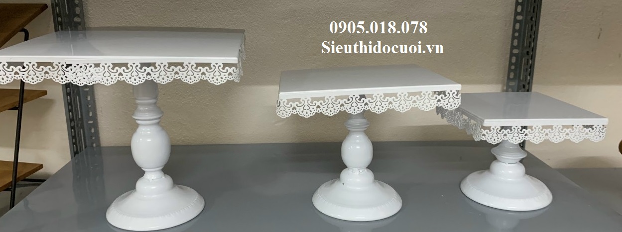 Khay bánh, kệ bánh, giá để bánh, chân bánh kem Khay bánh, kệ bánh, giá để bánh, chân bánh kem