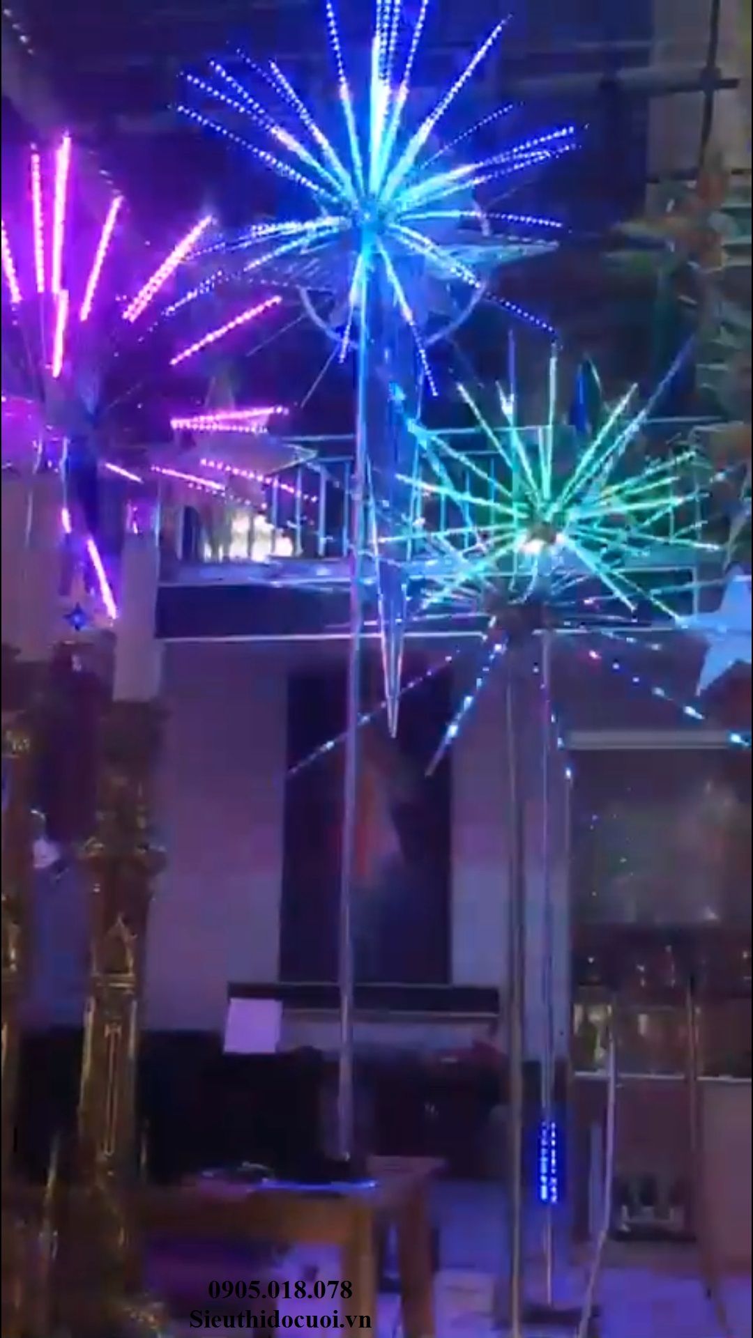 Cây Led Pháo hoa Cây Led Pháo hoa