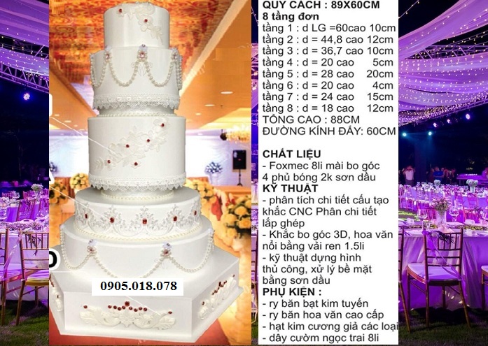 Bánh kem giả cao cấp, bánh kem mô hình cao cấp Bánh kem giả cao cấp, bánh kem mô hình cao cấp