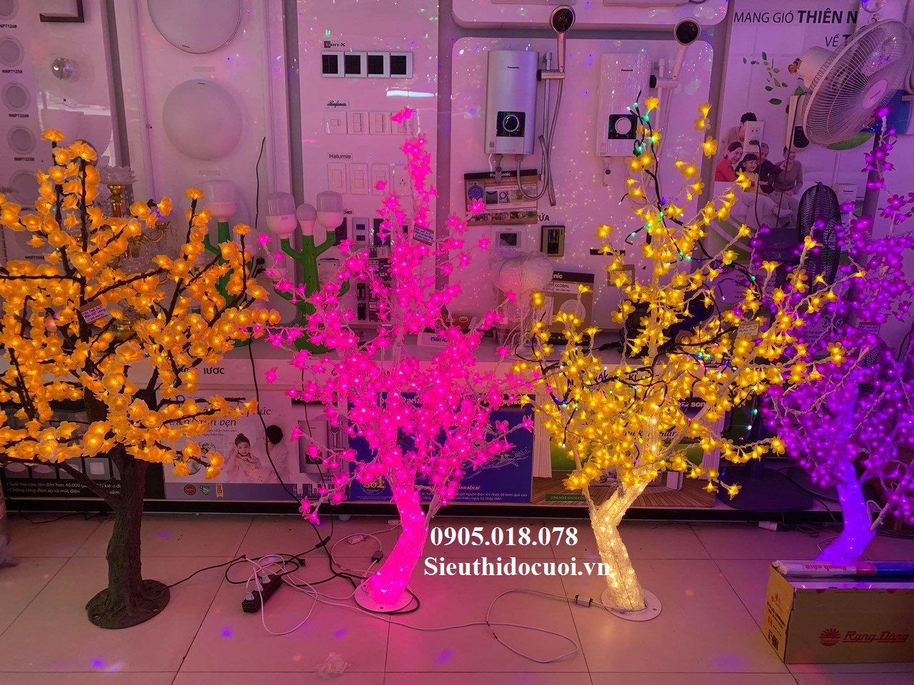 Cây hoa đèn Led Cây hoa đèn Led