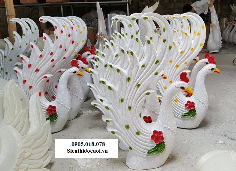 Chim công mô hình mút xốp có đèn led Chim công mô hình mút xốp có đèn led