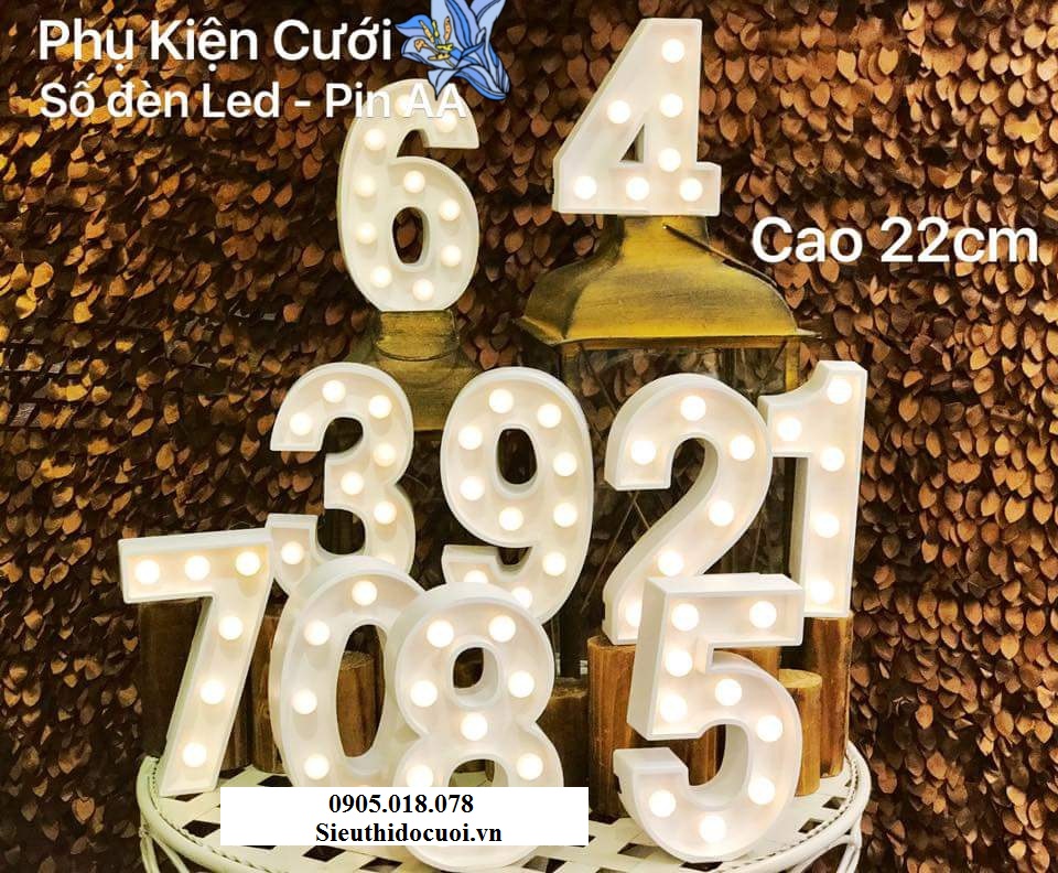 Chữ cái đèn Led trang trí giá rẻ Chữ cái đèn Led trang trí giá rẻ