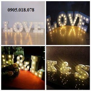 Chữ cái đèn Led trang trí giá rẻ Chữ cái đèn Led trang trí giá rẻ