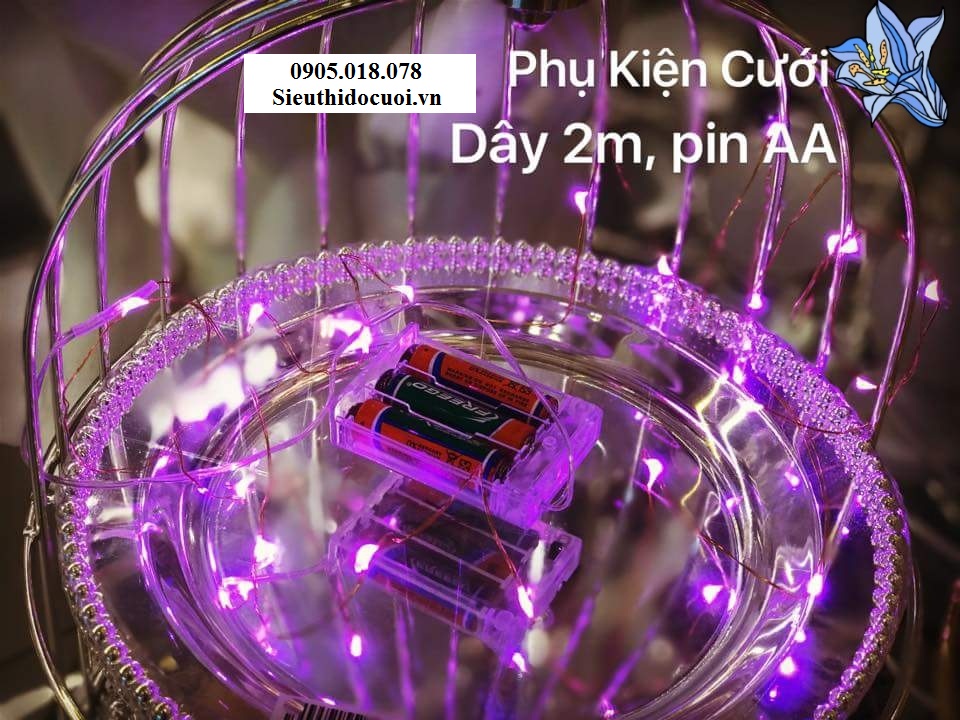 Dây đèn led giọt sương trang trí Dây đèn led giọt sương trang trí