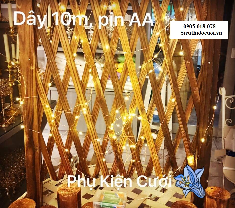 Dây đèn led giọt sương trang trí Dây đèn led giọt sương trang trí