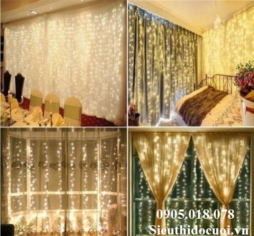 Dây Led hiệu ứng mưa rơi, thác đổ Dây Led hiệu ứng mưa rơi, thác đổ