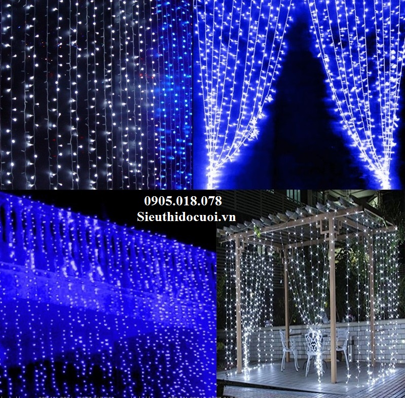 Dây Led hiệu ứng mưa rơi, thác đổ Dây Led hiệu ứng mưa rơi, thác đổ