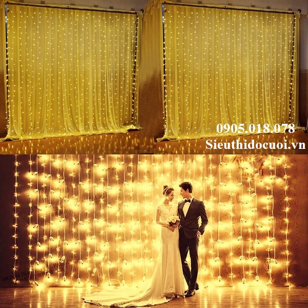 Dây Led hiệu ứng mưa rơi, thác đổ Dây Led hiệu ứng mưa rơi, thác đổ