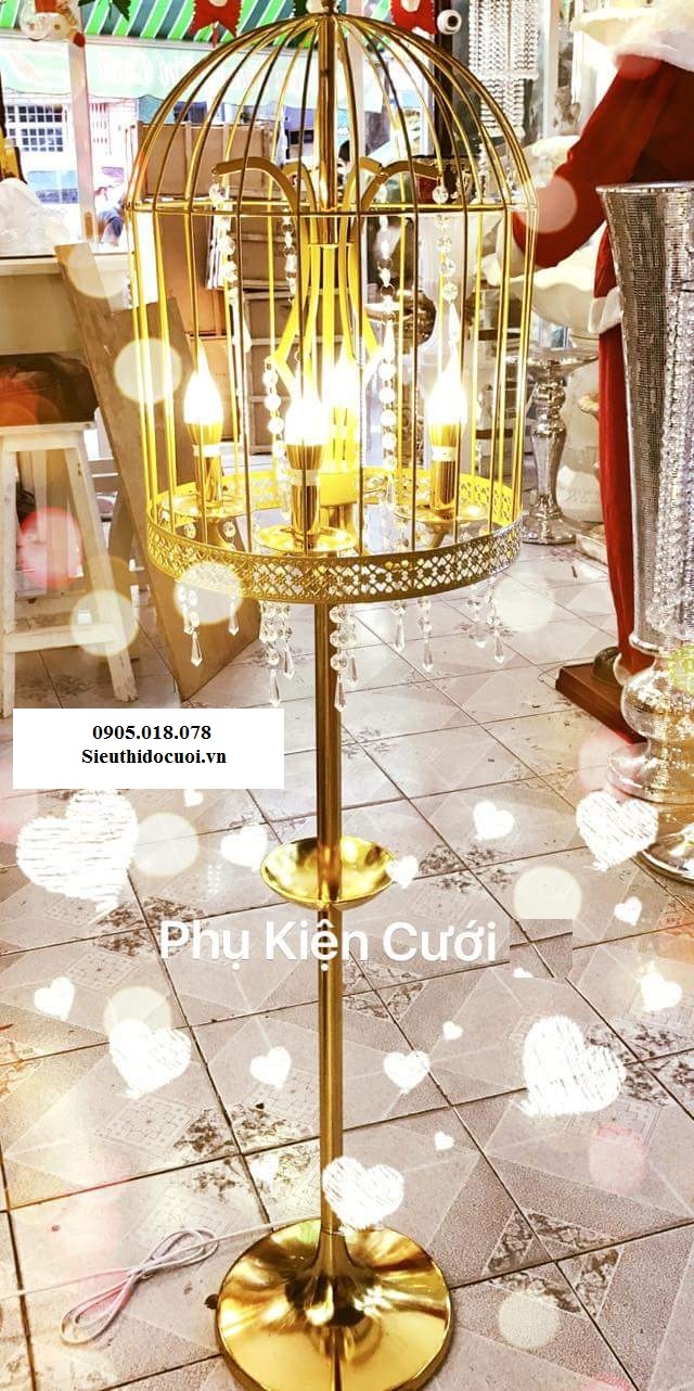 Đèn chùm nến chân đứng giá rẻ Đèn chùm nến chân đứng giá rẻ
