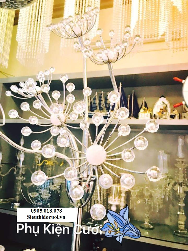 Đèn trang trí đám cưới hoa Bồ Công Anh Đèn trang trí đám cưới hoa Bồ Công Anh