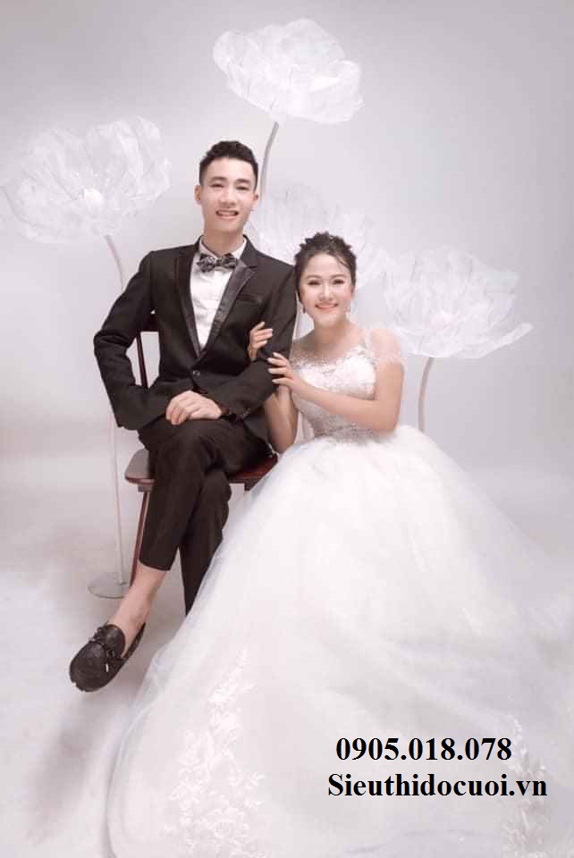 Hoa vải voan trang trí Hoa vải voan trang trí