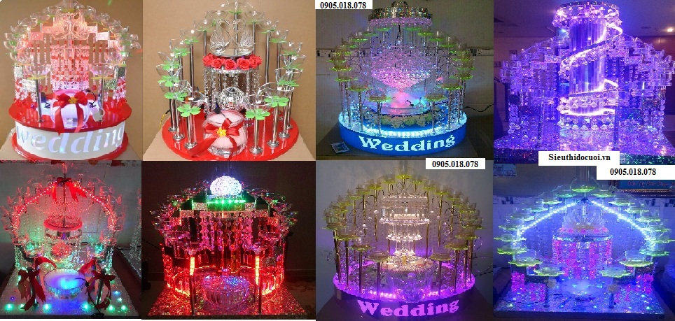 Tháp ly champagne mẫu TL20 Tháp ly champagne mẫu TL20