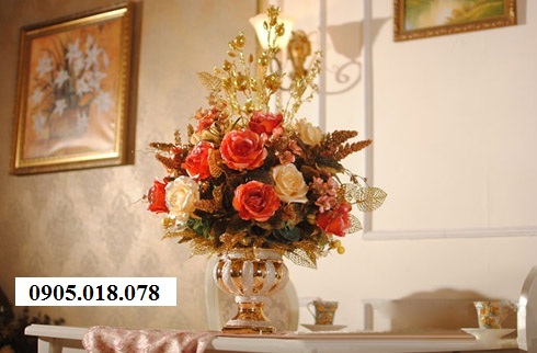 Hoa giả trang trí, hoa giả giá rẻ Hoa giả trang trí, hoa giả giá rẻ