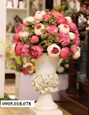 Hoa giả trang trí, hoa giả giá rẻ Hoa giả trang trí, hoa giả giá rẻ