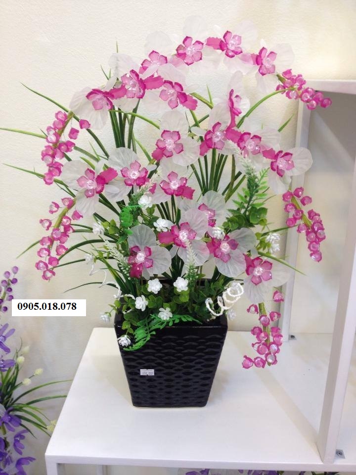 Hoa giả trang trí, hoa giả giá rẻ Hoa giả trang trí, hoa giả giá rẻ