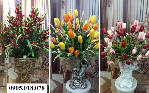 Hoa giả trang trí, hoa giả giá rẻ Hoa giả trang trí, hoa giả giá rẻ