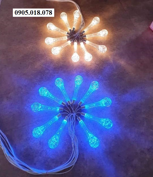 Đèn Led Giọt Nước Màu Xanh Đèn Led Giọt Nước Màu Xanh