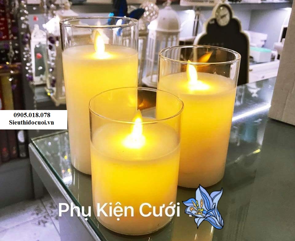 Nến điện tử trang trí Nến điện tử trang trí