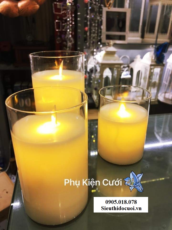 Nến điện tử trang trí Nến điện tử trang trí