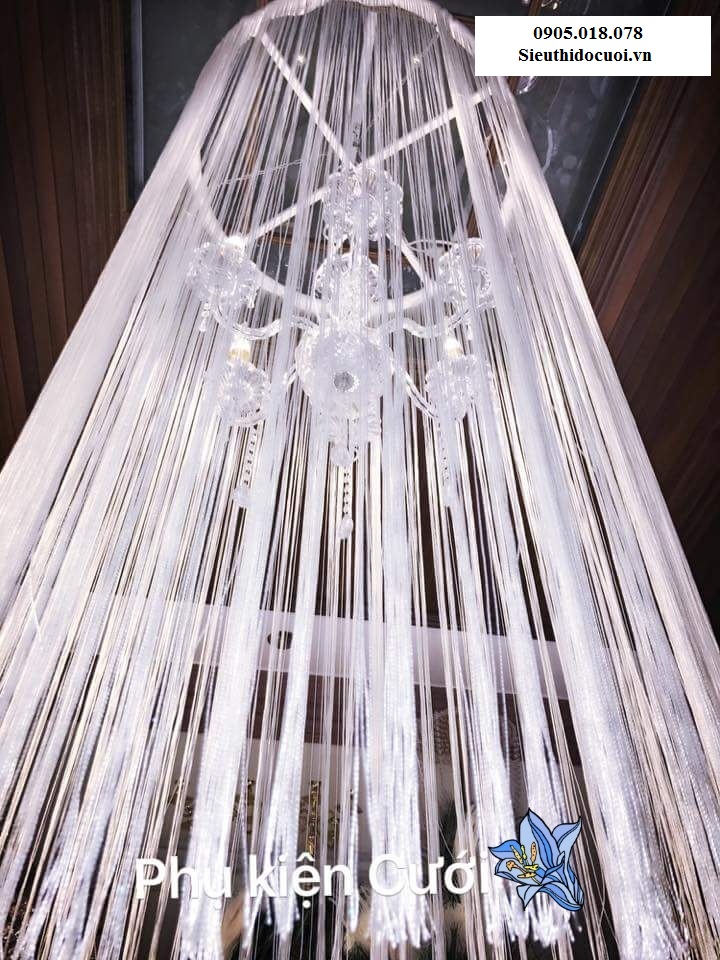 Rèm chỉ, rèm sợi chỉ, màn sợi chỉ trang trí Rèm chỉ, rèm sợi chỉ, màn sợi chỉ trang trí