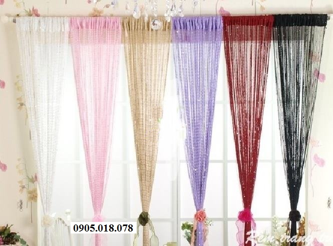 Rèm chỉ, rèm sợi chỉ, màn sợi chỉ trang trí cao cấp Rèm chỉ, rèm sợi chỉ, màn sợi chỉ trang trí cao cấp