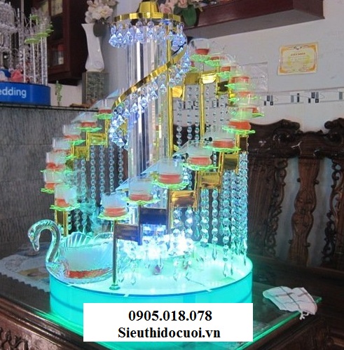 Tháp ly champagne mẫu TL18 Tháp ly champagne mẫu TL18