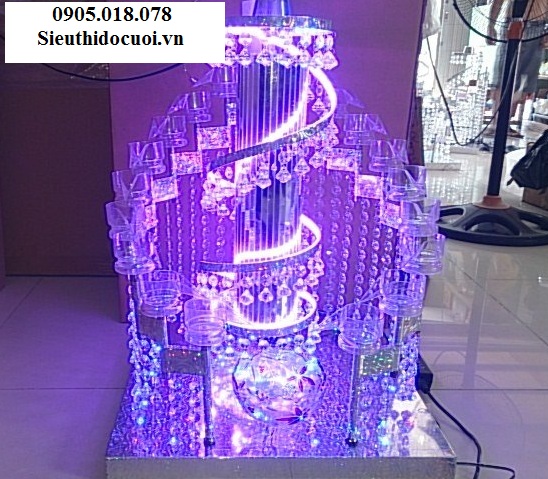 Tháp ly champagne mẫu TL16 Tháp ly champagne mẫu TL16