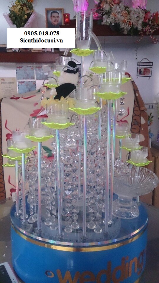 Tháp ly champagne mẫu TL19 Tháp ly champagne mẫu TL19