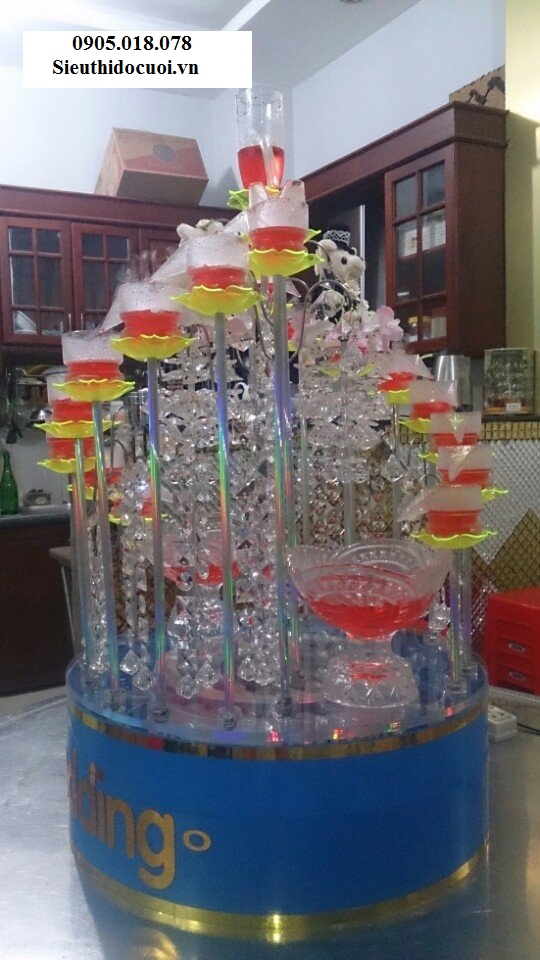 Tháp ly champagne mẫu TL19 Tháp ly champagne mẫu TL19