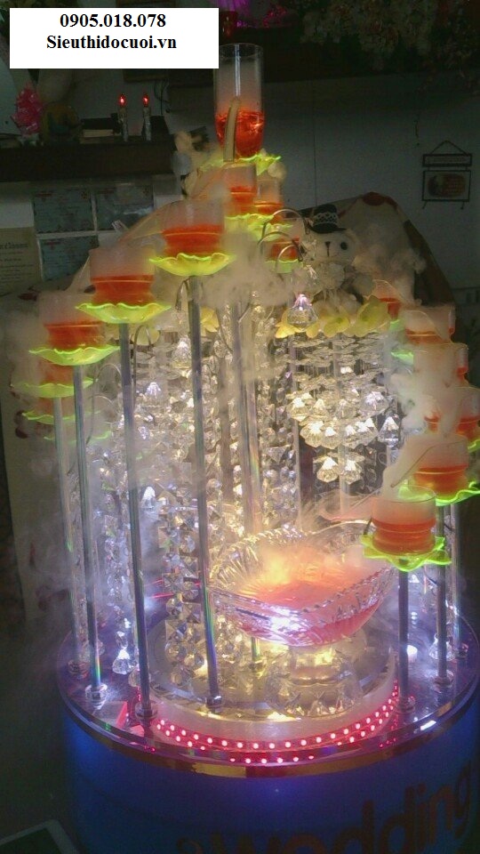 Tháp ly champagne mẫu TL19 Tháp ly champagne mẫu TL19