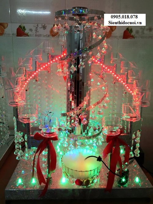 Tháp rượu đám cưới mẫu TL10 Tháp rượu đám cưới mẫu TL10