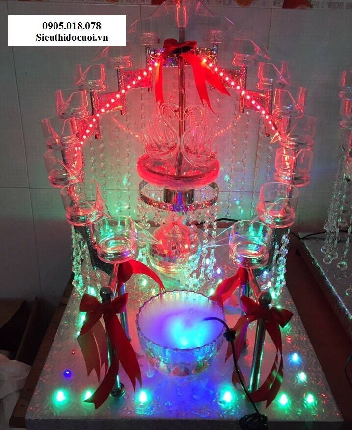 Tháp ly rượu cưới mẫu TL11 Tháp ly rượu cưới mẫu TL11