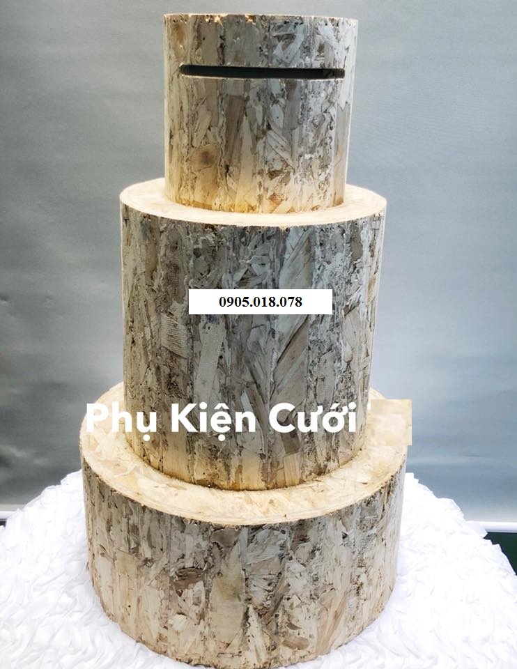 Thùng đựng tiền mừng bằng gỗ Thùng đựng tiền mừng bằng gỗ