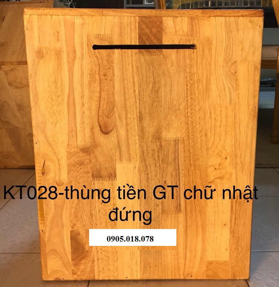 Thùng đựng tiền mừng bằng gỗ Thùng đựng tiền mừng bằng gỗ