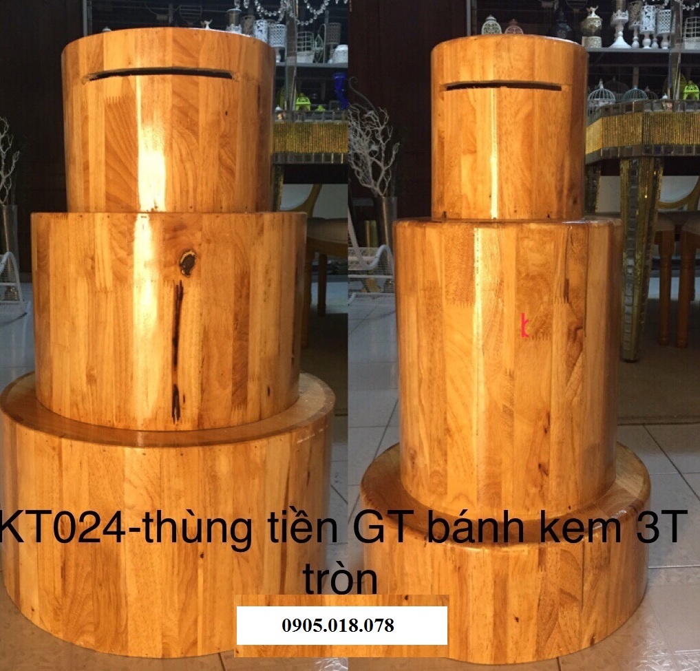 Thùng đựng tiền mừng bằng gỗ Thùng đựng tiền mừng bằng gỗ