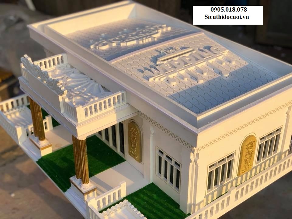 Thùng đựng tiền mừng đám cưới chất liệu PVC Fome dẻo Thùng đựng tiền mừng đám cưới chất liệu PVC Fome dẻo