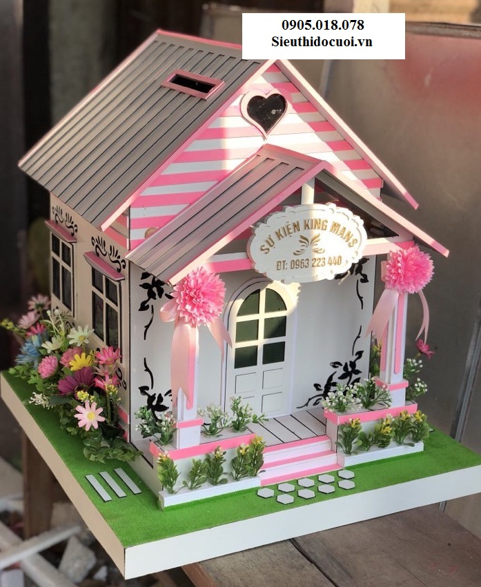 Thùng đựng tiền mừng đám cưới chất liệu PVC Fome dẻo Thùng đựng tiền mừng đám cưới chất liệu PVC Fome dẻo