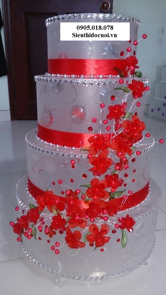 Thùng tiền cưới bằng Meka và hoa đá Thùng tiền cưới bằng Meka và hoa đá