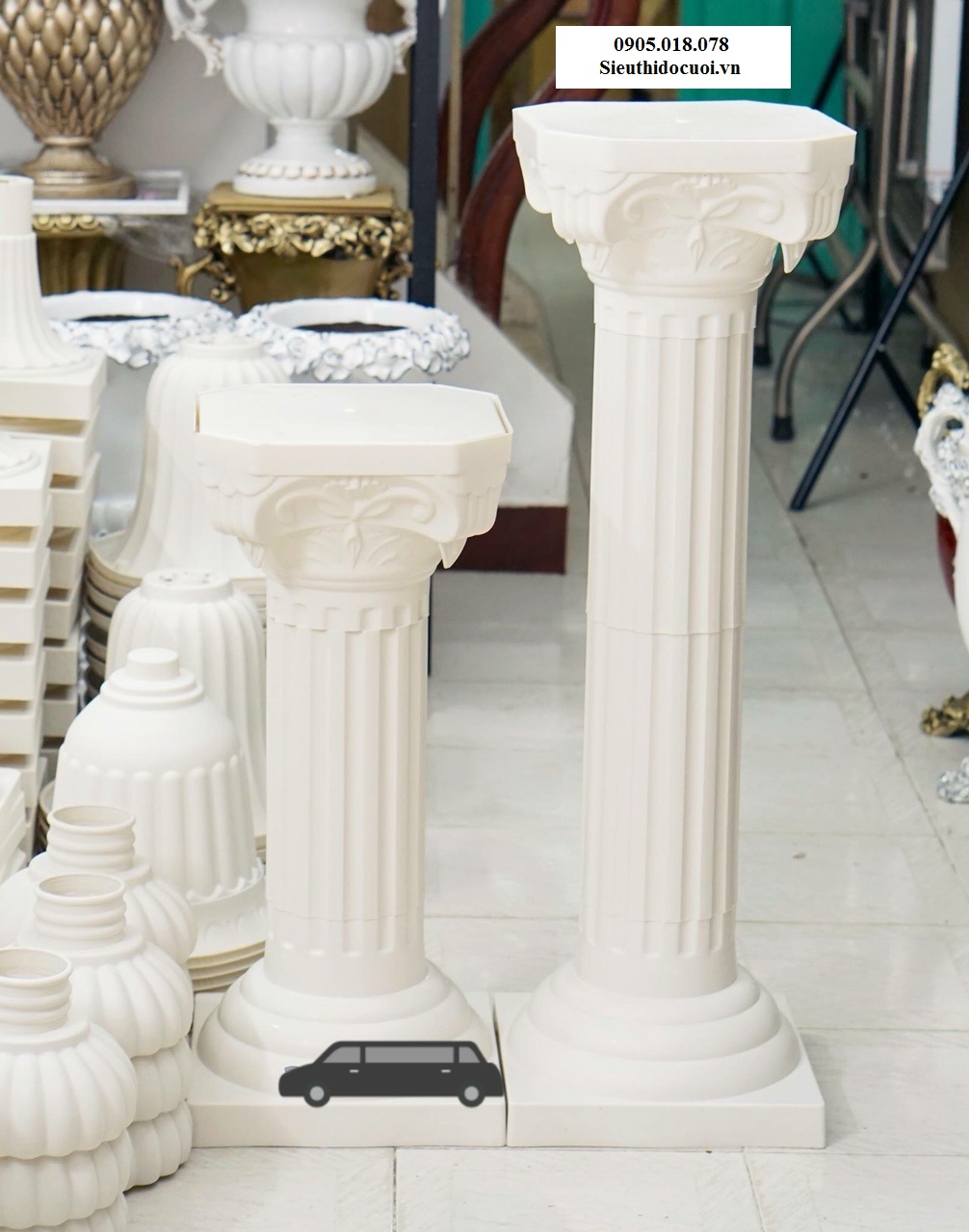 Đôn hoa đám cưới, trụ hoa đám cưới Đôn hoa đám cưới, trụ hoa đám cưới