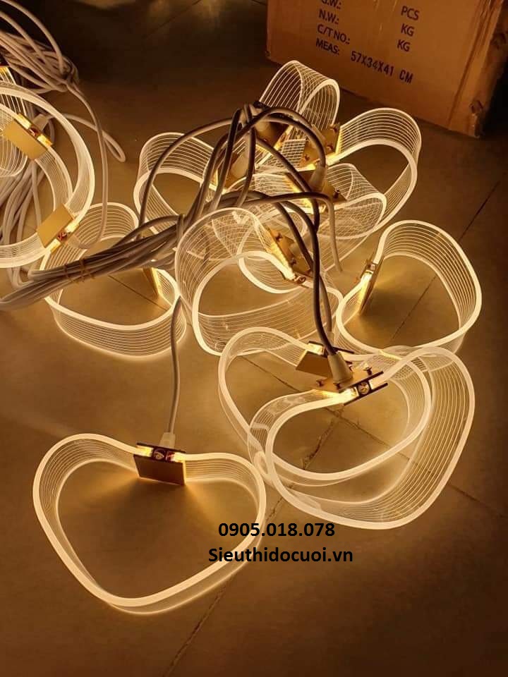 Thả Led trang trí, đèn chùm trang trí Thả Led trang trí, đèn chùm trang trí