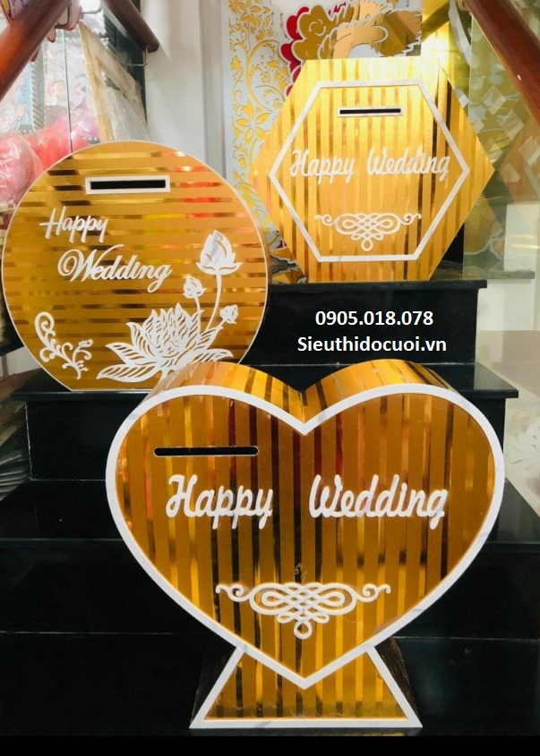 Thùng đựng tiền đám cưới Thùng đựng tiền đám cưới