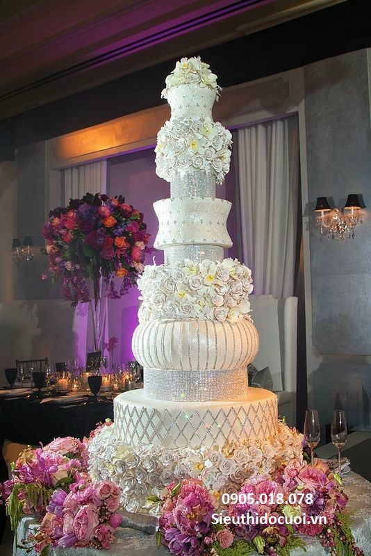 Bánh Kem Mô Hình Silicon đám cưới Bánh Kem Mô Hình Silicon đám cưới