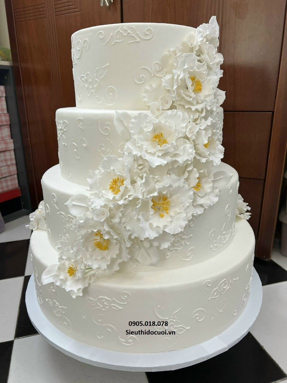 Bánh Kem Mô Hình Silicon đám cưới Bánh Kem Mô Hình Silicon đám cưới