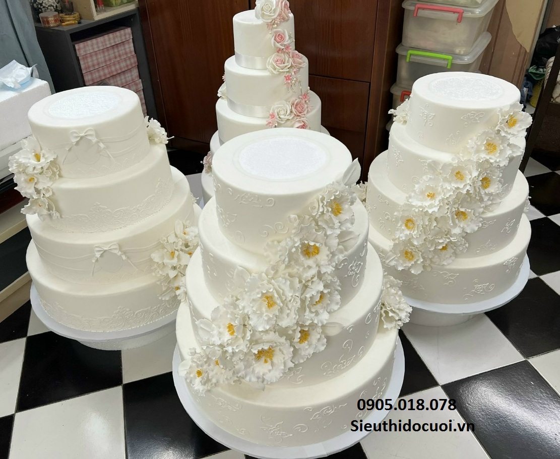 Bánh Kem Mô Hình Silicon đám cưới Bánh Kem Mô Hình Silicon đám cưới