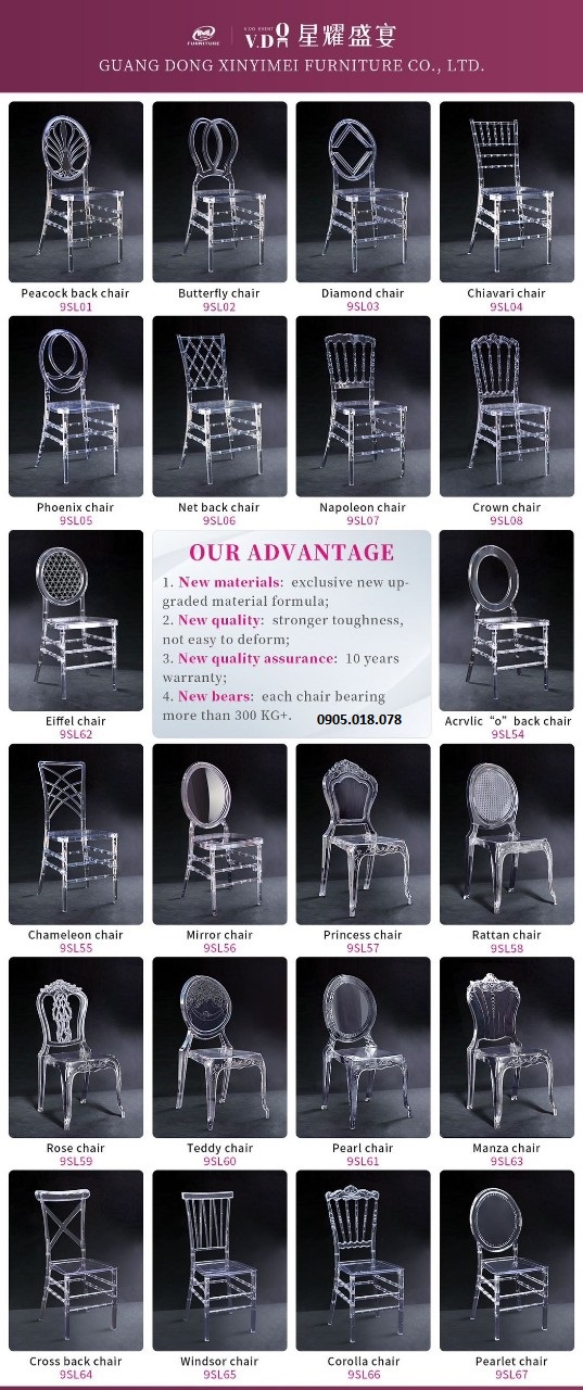 Ghế trong suốt Ghế trong suốt