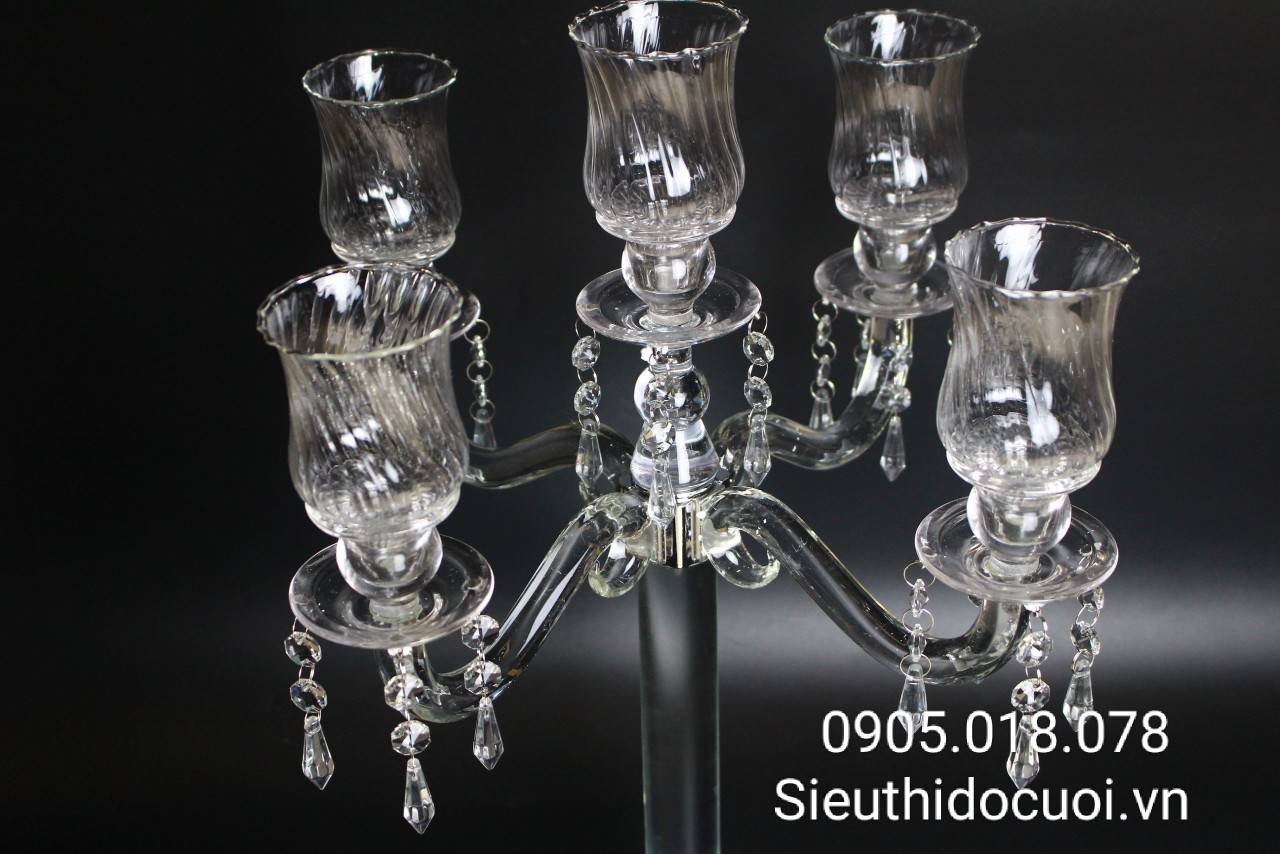 Chân Nến Pha Lê Trong Suốt Chân Nến Pha Lê Trong Suốt