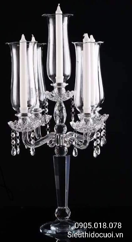 Chân Nến Pha Lê Trong Suốt Chân Nến Pha Lê Trong Suốt