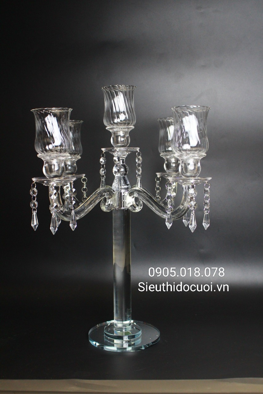 Chân Nến Pha Lê Trong Suốt Chân Nến Pha Lê Trong Suốt