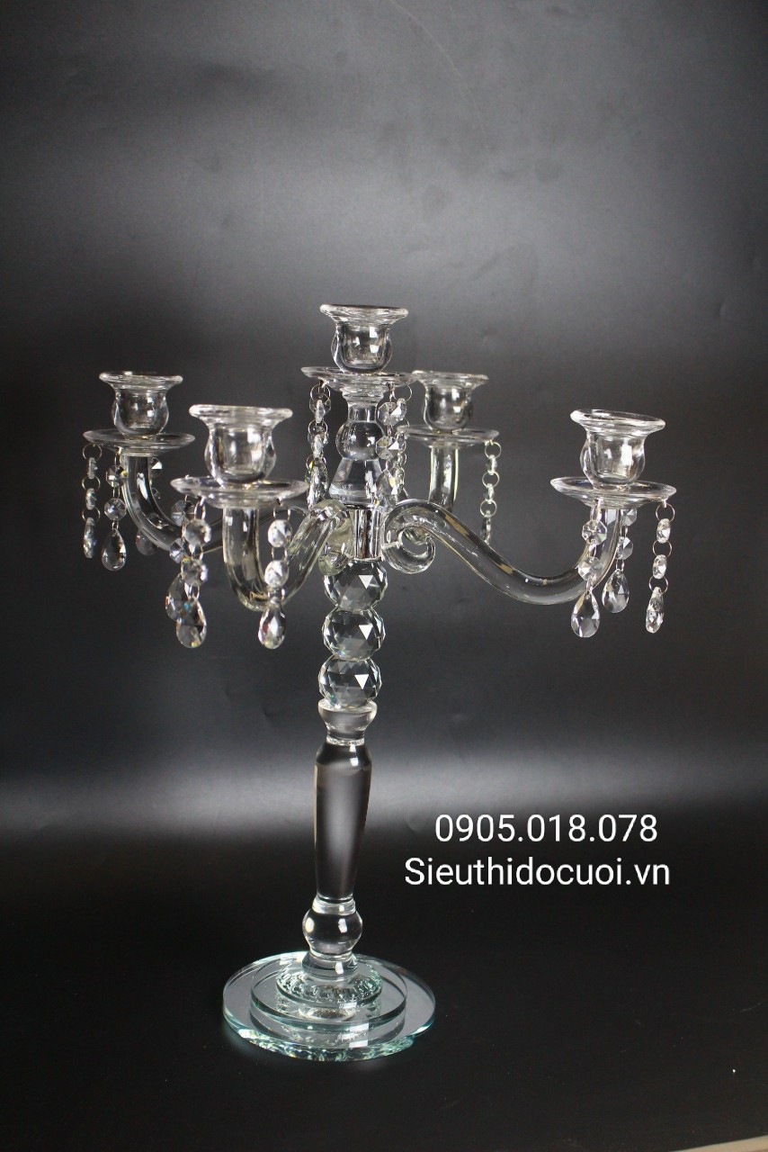 Chân Nến Pha Lê Trong Suốt Chân Nến Pha Lê Trong Suốt